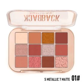 PHOFAY 12 Color Eyeshadow Palette (Option: 01)