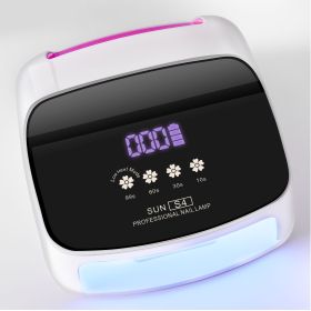 UV Nail Lamp, Professional Cordless UV LED Lamp For Nails 66Pcs Lamp Beads Automatic Sensor Gel Nail Uv Light For Nail Art At Home And In Salons (Option: Pink)