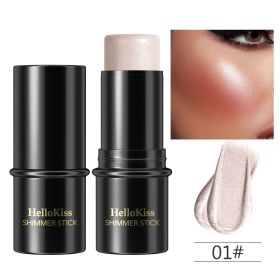 Highlighting&Bronzer Stick Face Brightening Blusher Rouge Concealer Pen Long Lasting Corrector Nose Shadow Contouring Cosmetics (Color: Q01)